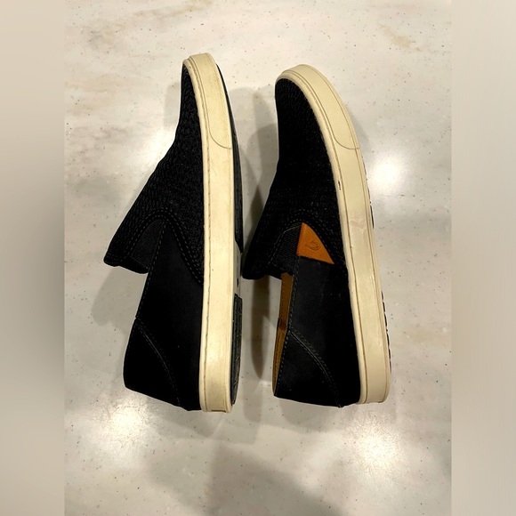 Olukai PEHUEA Slip On Sneakers Loafers Shoes Charcoal Black Women's Size 8 - Picture 1 of 9